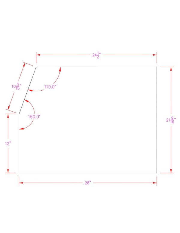 C-Body Passenger Door Glass