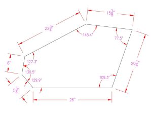 TPS Van Driver Door Glass