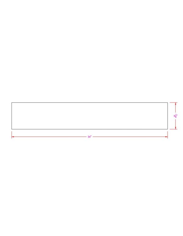 C-Body Bulkhead Glass